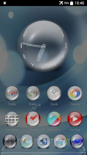 Next Launcher Theme Sphere screenshot 1