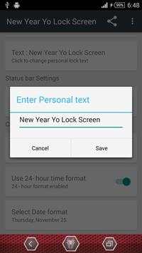 New Year Yo Lock Screen screenshot 2