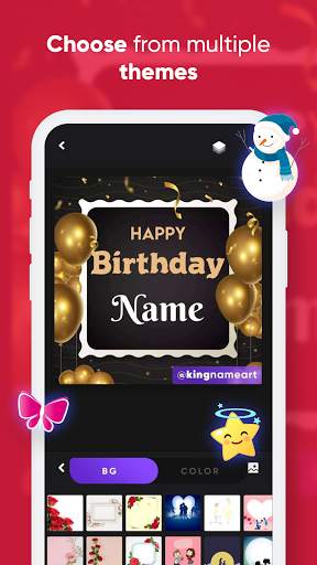 King Name Shadow Art Maker - 3D Name Art Wallpaper screenshot 6