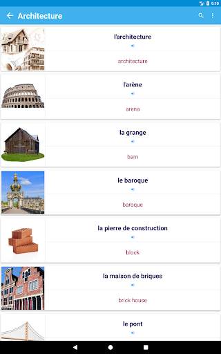 French Vocabulary By Topics (With Pictures) screenshot 24