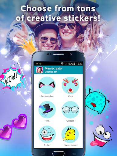 Photo editor with stickers 3 تصوير الشاشة