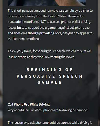 Speech Samples screenshot 3