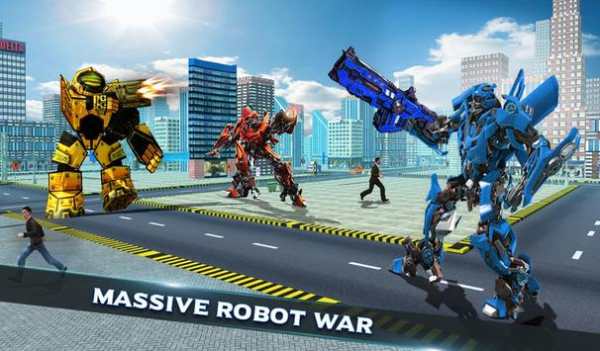 US Police Car Robot Wild Horse Transformation Game screenshot 6