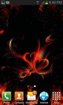 Animated Hearts Live Wallpaper 2 تصوير الشاشة