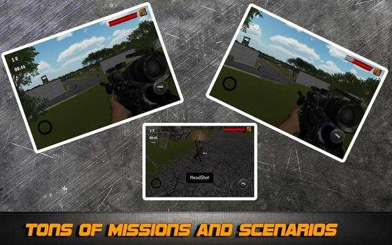 Bravo Sniper Pembunuh Ditembak screenshot 2