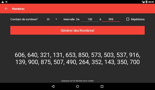 Randomizer  Générateur de choix aléatoire screenshot 13