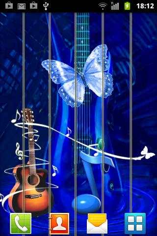 Guitar Touch ( Play on Wallpaper ) screenshot 1
