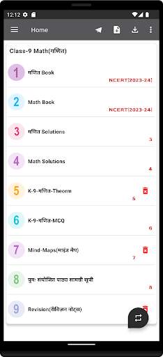 9th class math solution hindi screenshot 2