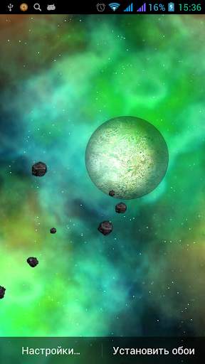 Live Wallpaper Space Planet screenshot 8
