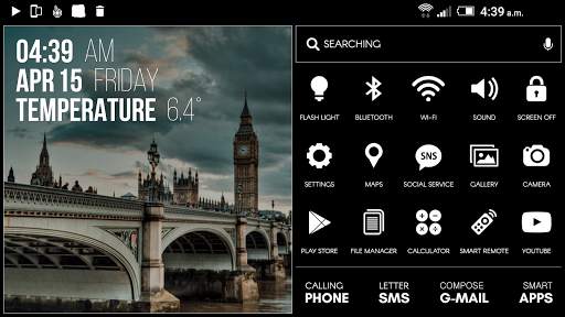 Black Total launcher theme screenshot 7