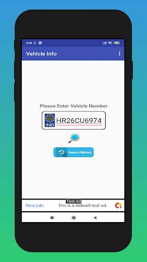 RTO Vehicle Information App screenshot 1