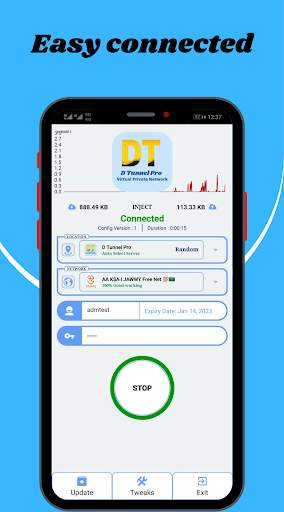 D Tunnel VPN screenshot 2