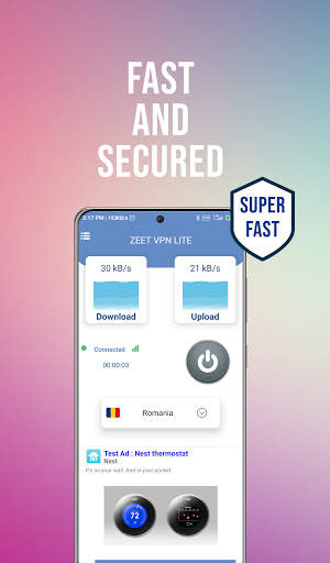 Zeet Vpn Lite screenshot 1