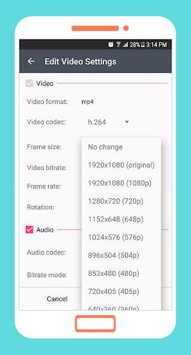 To mp4 3gp webm Video Converte screenshot 4