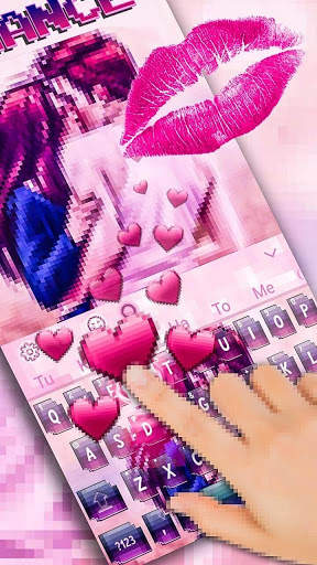 Pixel lãng mạn Ngày Valentine Chủ đề screenshot 1