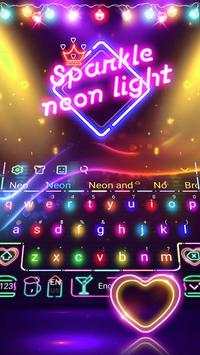 Sparkle Neon LED Light Keyboard screenshot 1