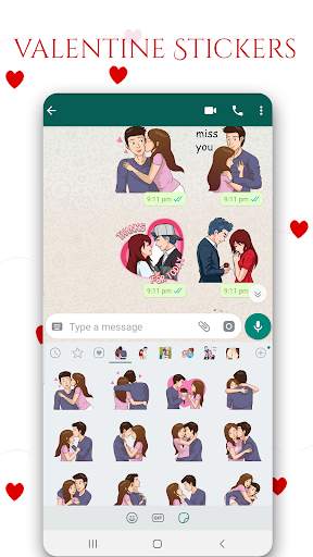 WASticker - Love Stickers App screenshot 3