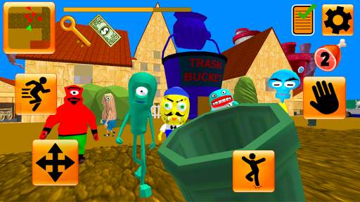 Plankton Gang Secret. Sponge's Neighbor Escape 3D screenshot 3