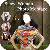 Shawl Woman Photo Montage أيقونة