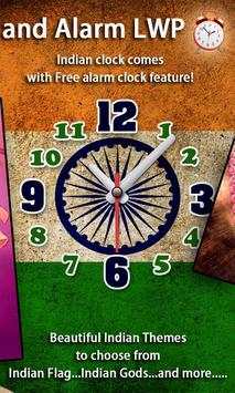 I Love India Clock & Alarm LWP screenshot 2