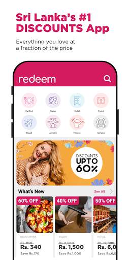 Redeem - Restaurants, Salons & Hotels Discounts screenshot 1