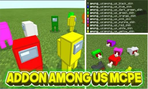 Mod Among Us and Skin for Minecraft PE screenshot 2