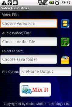 Video Audio Mixer Pro screenshot 1