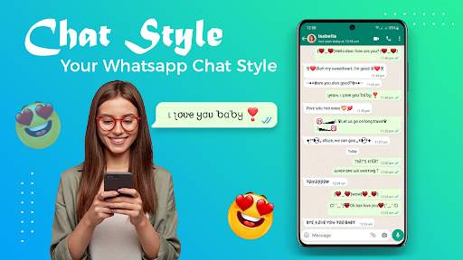 Chat Style for WhatsApp :Fonts screenshot 1