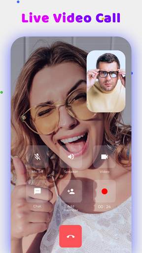 Real random chat with video call screenshot 4
