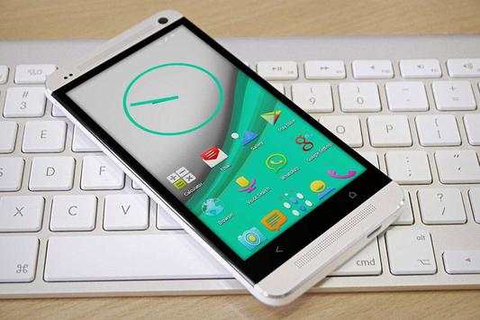 Aqua CM12 & WhatsApp Theme screenshot 1