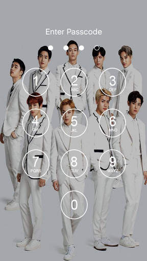 EXO Lock Screen 3 تصوير الشاشة