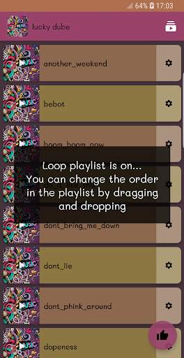 Playlist Lucky dub offline screenshot 3
