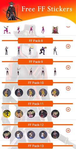 Free FF Stickers Packs - WAStickersApp screenshot 5