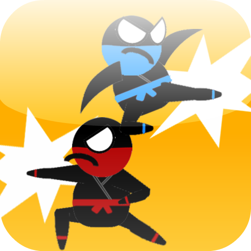 Jumping Ninja Fight : Two Player Game icon