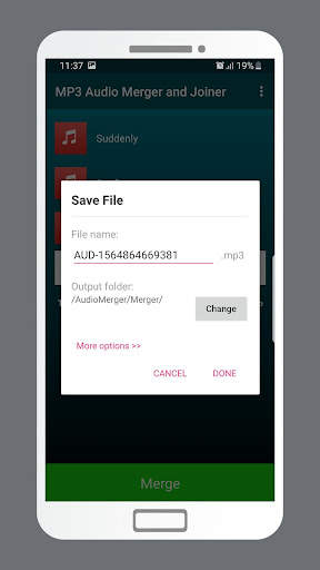 MP3 Audio Merger and Joiner screenshot 4