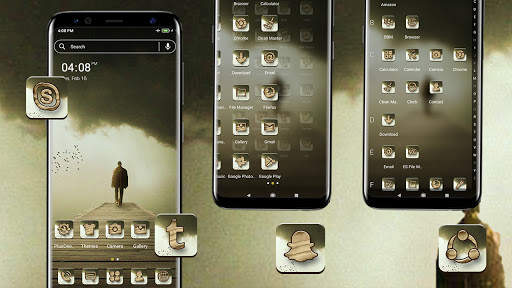 Lonely Man Launcher Theme screenshot 2