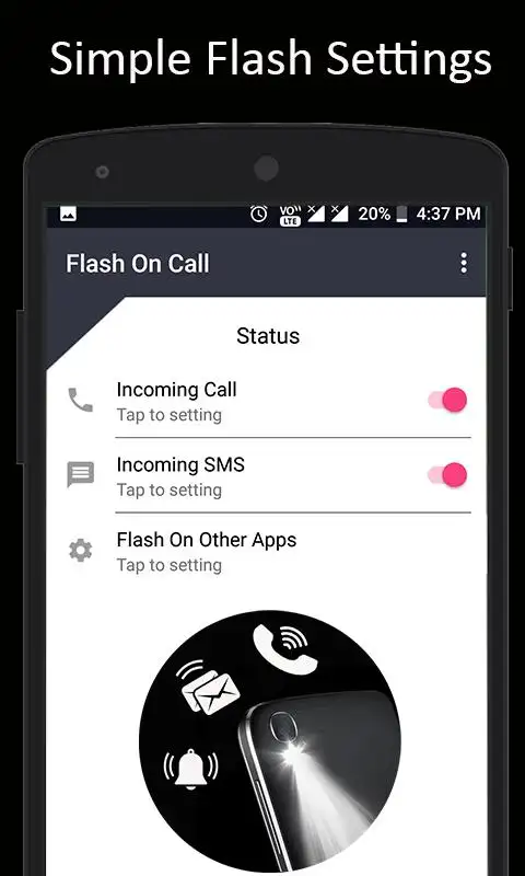 Flash On Call screenshot 2