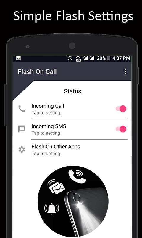 Flash On Call screenshot 2