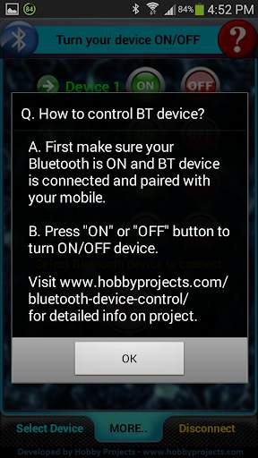 Bluetooth 4 Relays Control Pro screenshot 2