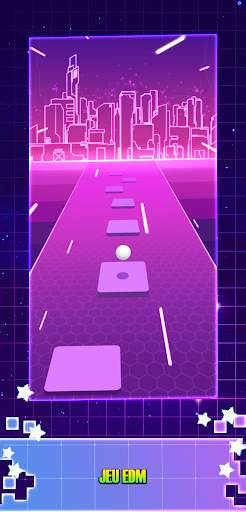 Tiles Hop Ball - Neon EDM Rush screenshot 1