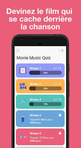 Movie Music Quiz - Blindtest Musiques de Films screenshot 1