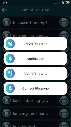 Set caller tune new ringtone screenshot 5