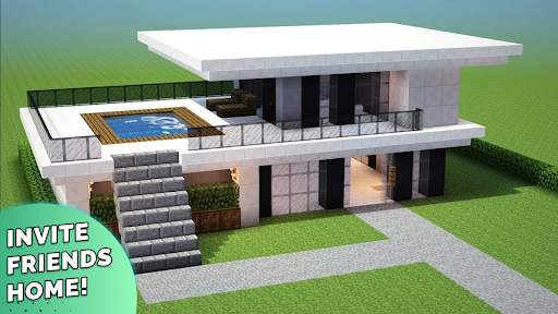 Modern houses in minecraft screenshot 2
