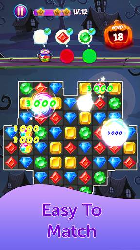 Jewels Magic - Candy Witch Match 3 screenshot 5