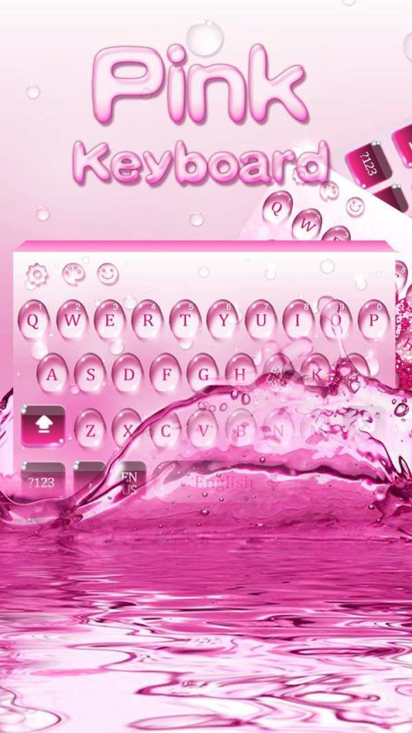 Pink Keyboard screenshot 2