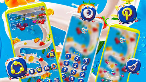 Milky Fruit Theme Launcher screenshot 3
