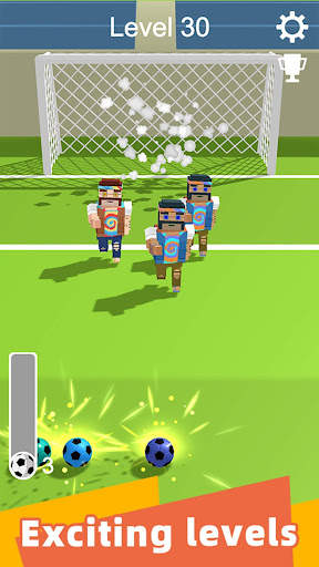 Straight Strike - Game tembakan sepak bola 3D screenshot 8