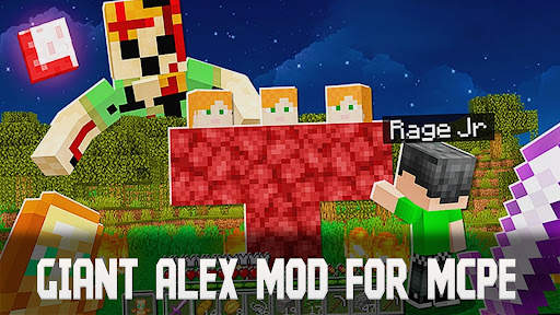Giant Alex Mod Minecraft PE screenshot 1