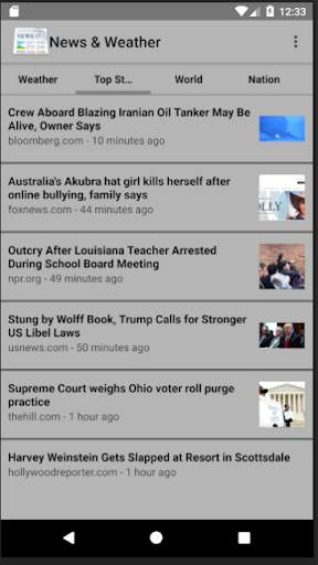 News & Weather screenshot 5