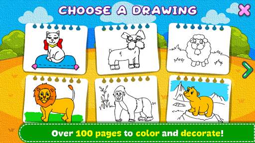 Coloring & Learn Animals screenshot 2